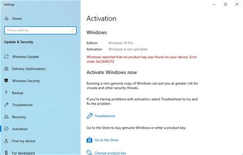 Windows 10 non activated